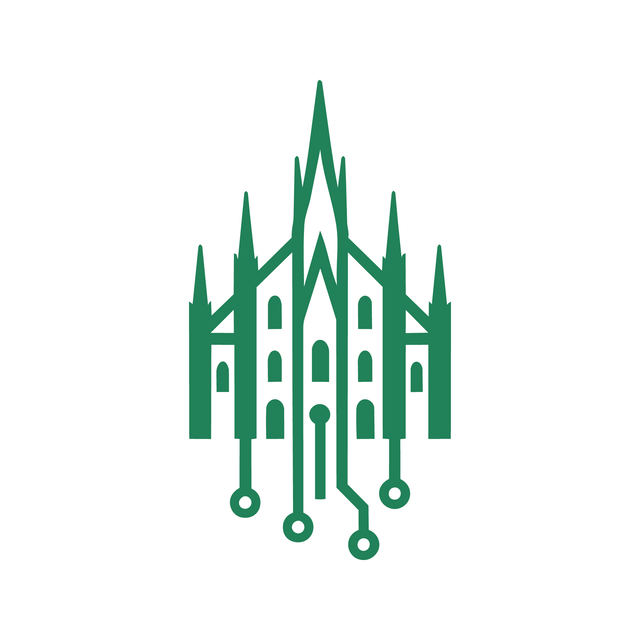 Wikimedia Hackathon 2026 logo, with a graphic rendition of the Milan Cathedral